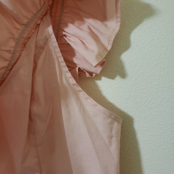 Women's Sleeveless Ruffle Top - Wild Fable PINK SIZE XL - Picture 4 of 4